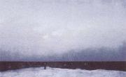 Caspar David Friedrich Monk by the Sea Sweden oil painting artist